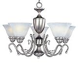 Newport 5 up light chandelier