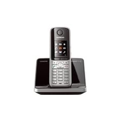 Gigaset S790 stahlgrau schnurlos analog 4,6 cm (1,8 Zoll) TFT-Display Freisprechen Adressbuch f�r 500 Eintraege Metall-Tasten Mini-USB
