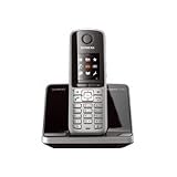 Gigaset S790 stahlgrau schnurlos analog 4,6 cm (1,8 Zoll) TFT-Display Freisprechen Adressbuch f�r 500 Eintraege Metall-Tasten Mini-USBvon "Gigaset"
