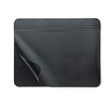 Rubbermaid 26241 Contemporary Rectangular Privacy Vinyl Desk Pad, 19x24, Black