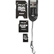 PNY 4GB 4-in-1 Mobile Media Kit MicroSD Adapter Kit P-SDU4G4IN1-FS