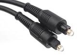 2 Metre Premium Toslink Digital Optical SPDIF Audio Cable - Digital audio cable , Compatible with PS3,Sky HD, HDtvs, Blu-rays, AV Amps, Superior-grade optical fiber to deliver better clarity and transfer digital signal