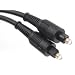 2 Metre Premium Toslink Digital Optical SPDIF Audio Cable - Digital audio cable , Compatible with PS3,Sky HD, HDtvs, Blu-rays, AV Amps, Superior-grade optical fiber to deliver better clarity and transfer digital signal