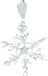 Sterling Silver Diamond Cut Snowflake Pendant