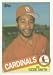 1985 Topps Ozzie Smith Baseball Card in Protective Display Case !!