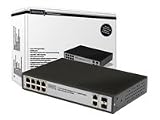 DIGITUS PoE Switch 8-Port Layer2 managed workgroup switch 8x10Base-T/100Base-TX RJ45 ports 100 Watt