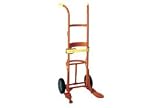 Poly Drum Truck With Rubber Wheels