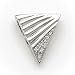 Sterling Silver CZ (Cubic Zirconia) Slide Pendant