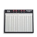 Global Specialties PB105 - Global Specialties Proto-Board Solderless Breadboard, 912 Terminals, 4560 Tie Points, 5 Binding Posts