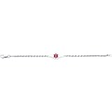 Sterling Silver Rope Medical ID Bracelet 6