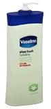 Vaseline Intensive Care Lotion Aloe Fresh Light Moisturizing Skin Lotion 20.3 Fl.oz