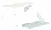 John Sterling KT-0051-1024WT Over-Under Shelf Bracket, White, 10-Inch by 24-Inch