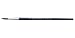 Charles Leonard Inc. Water Color Brushes with Pointed Rounds, # 10, 0.93 Inch Camel Hair, Black Handle, 1 Dozen (73510)