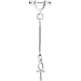 Small 16 Gauge Egyptian Cross Ankh Dangle Nipple Ring 5/16 Inches 3mm