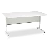 Adjustable Workstation, 60w x 30d x 32-1/2h, Gray Patterned Laminate Top Adjustable Workstation, 60w x 30d x 32-1/2h, Gray Patterned Laminate Top