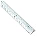 Staedtler Triangular Scale Plastic Architects Ruler, 12 Inches, White with Color Grooves (98718-31)