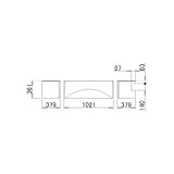 LIXIL メンテナンス部品 住器用部品 バスルーム 浴槽エプロン1818(R) ダークグレイ[RFDD512]