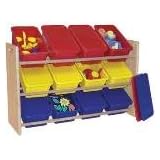 3-Tier Wood Storage Rack With 12 bins (Primary) ~ Combined Resource...