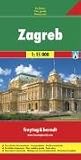 Freytag Berndt Stadtpläne, Zagreb - Maßstab 1:15 000: Touristische Informationen, Innenstadtplan, Straßenverzeichnis (City Map)
