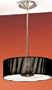 Eglo  87622A Monique, Nickel/Black, 3-Light Pendant Light Fixture