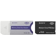 Sony 4 GB Memory Stick PRO DUO ( MSX-M4GS ) (Retail Package)
