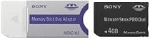 Sony 4 GB Memory Stick PRO DUO ( MSX-M4GS ) (Retail Package)