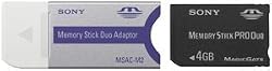 Sony 4 GB Memory Stick PRO DUO ( MSX-M4GS ) (Retail Package)