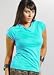  : Unplugged Label for Green Raw-Edged Raglan T-Shirt Tee