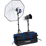 Hensel eFlash Compact Monolight Kit with Two 250 watt Second Flashes, Accessories & Carrying Case