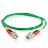 Cables To Go 37574 LC/LC Plenum-Rated Duplex 62.5/125 Multimode Fiber Patch Cable (10 Meter, Green)
