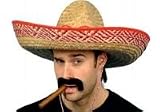 Sombrero Straw Hat - Extra Large - Adult