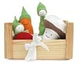100% Organic Cotton Veggie Toys With Crate