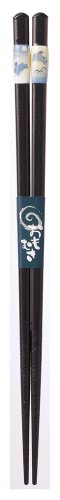 食洗箸 とんぼ玉うさぎ心 23cm 青 180128