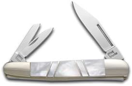 STEEL WARRIOR Genuine Mother Of Pearl Whittler Stainless Pocket Knife Knives