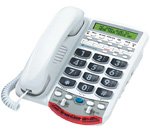 Ameriphone VCO Phone Amplified Big Button Speak & Read Corded Phone