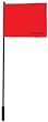 Kwik Tek F-48 Deluxe Water Ski Flag with Aluminum Pole 48-Inches