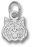 Arizona Wildcats Solid Sterling Silver Wildcat 5/16'' Pendant