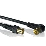 3FT BLACK/GOLD COAXIAL CABLE