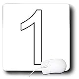 Numbers - Number 1 - Mouse Pads