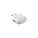 mr!tech | Adaptateur, Chargeur secteur universel USB pour charger MP3, MP4, Apple iPod Nano, Nano 2G, Nano 3G, Nano 4G, Video, Classic, Touch, iPhone, iPhone 3G, Shuffle | Blanc, 1000mA !!!par mr!tech