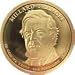 2010-S Proof Millard Fillmore dollar.