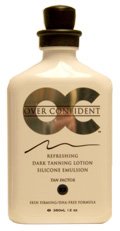 Oc Over Confident 12 Oz Dark Tan Lotion Silicone Emuls.