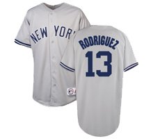 Alex Rodriguez #13 Yankees Youth Away Jersey