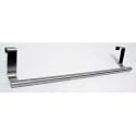 14" Bath Towel Bar - Over-the-Cabinet-Door (Brushed Stainless Steel) (2.75" H x 14.25" W x 2.25" D)