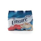 Ensure Plus Nutrition Shakes, Homemade Vanilla, Institutional Use, #50464 - 8 Oz Can, 24 Cans/Case