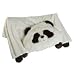 The Original My Pillow Pets PAnda Blanket - Black And White
