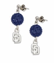 San Diego Padres Ovation Crystal Earrings