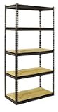 Modular Steel Shelving Unit - 5 Shelf 48.5'W x 24.5'D x 72'H