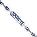 Sterling Silver Enameled Footprint Bracelet