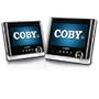 Coby TFDVD7751 7-Inch Tablet Portable Dual Screen DVD Player, Black